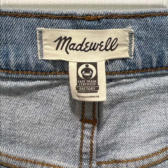 Madewell Perfect Vintage Jeans in Fiore Wash - Light Blue Size 29 - Picture 8 of 11